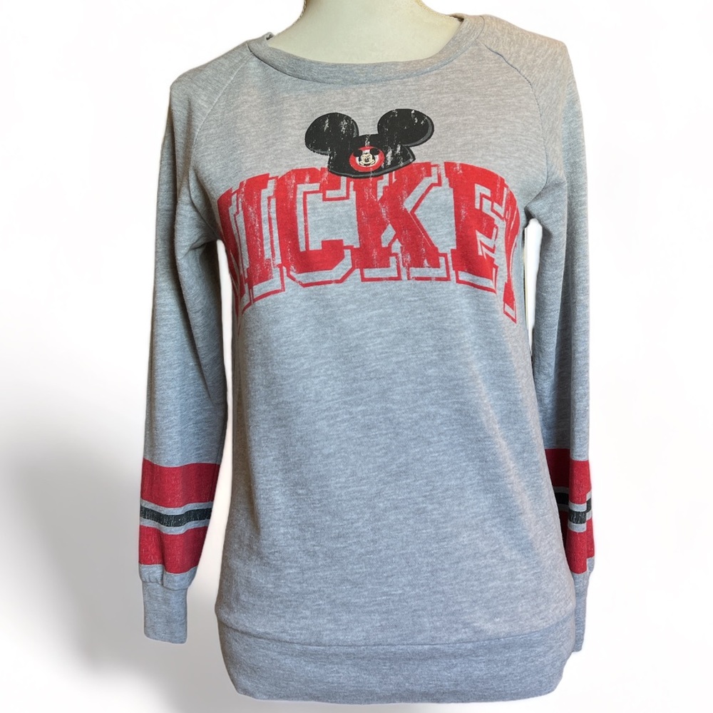 Disney World EUC lightweight gray sweatshirt. Size XSMALL